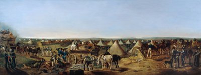 The 10th Regiment of Dragoons arriving in camp, Brighton, c.1803 by A.E. Eglington